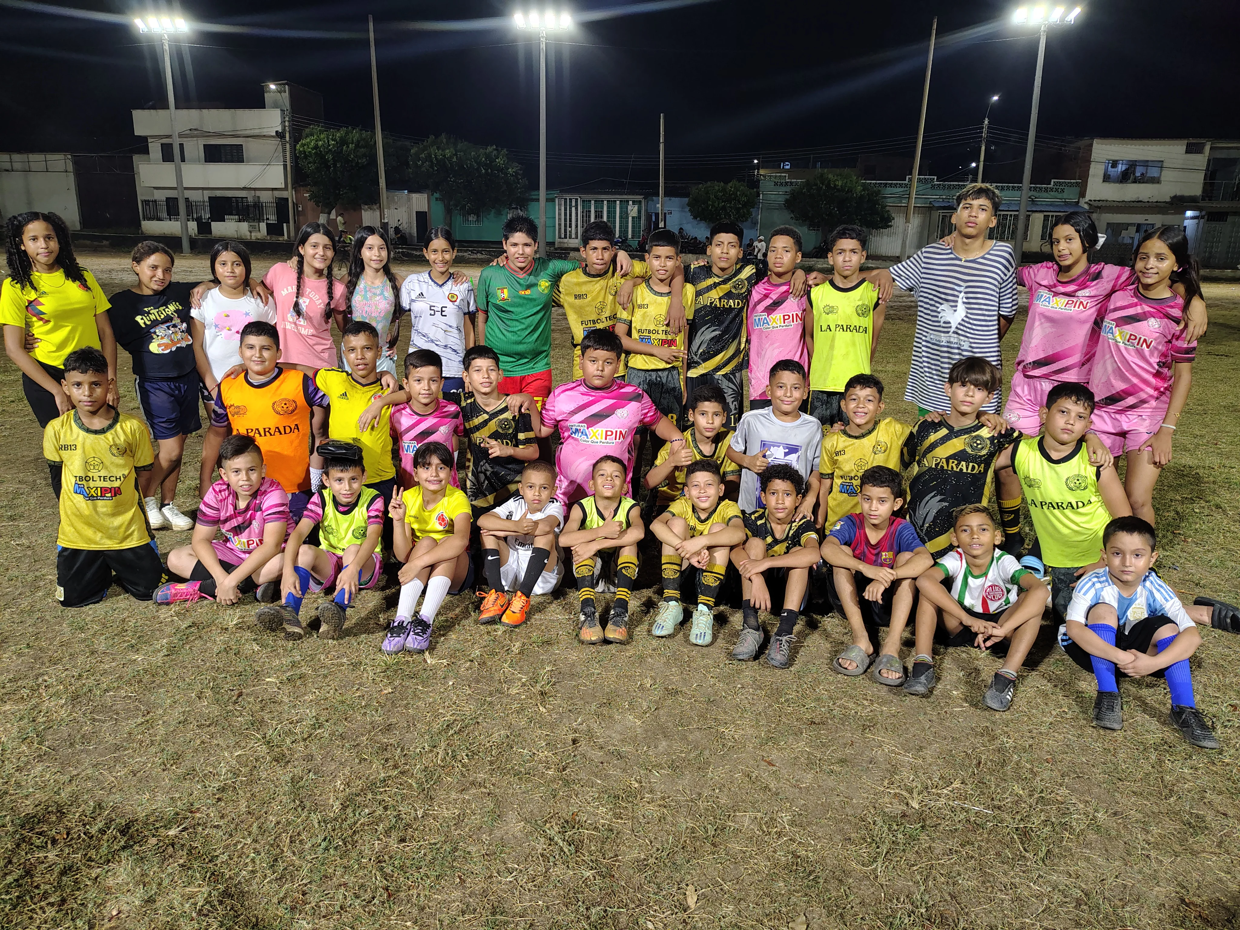 La Parada players during practice